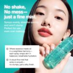 Anua PDRN Collagen Glow Facial Serum Spray, Hydrating Face Mist, Hyaluronic Acid, dewy glass finish, All Skin Types, Instant Plumping Hydration, Firming Care, Korean Skincare, 100ml - Image 5