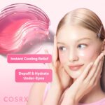 COSRX Pink Peptide Collagen Hydrogel Eye Patches Wrinkle Patches for Puffy Eyes, Dark Circles, Eye Bags, Wrinkles and Fine Lines, Firming and Depuffing Under Eye Masks, Korean Skincare 60 Patches - Image 6