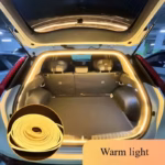 Car high brightness trunk lighting ambient light interior decoration LED wiring free automatic sensing tailgate light strip - Image 5