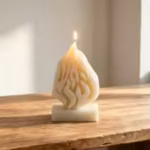 Eternal Flame Candle Mold for Hanukkah & Memorial, Symbol of Soul Neshama, Jewish Spiritual Art Silicone Mold, 3D Layered Fire - Image 8