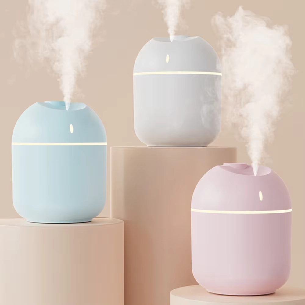 S0fd9b12cb1e64e2b9ac837060d66f22dT 270ML Air Humidifier Cool Mist Aroma Diffuser LED Night Light power-off protect USB Humidificador For Home Office - Image 1