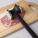 Heavy Duty Kitchen Meat Tenderizer Hammer with Rubber Grip, Stainless Steel Head for Effortless Pounding and Tenderizing - Image 4