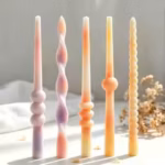 Silicone Mold for Long-Stick Candles DIY Handmade European-Style Wavy Twisted Long Candle Molds and Scented Candle Making Mould - Image 4