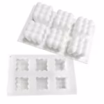 6-cavity Large Bubble Silicone Candle Mold Mousse Cake Chocolate Mold Aromatherapy Soap Candle Home Decor Candle Making Supplies - Image 2