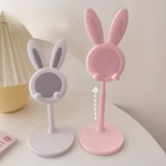 The cute Rabbit mobile phone stand desktop can lift and adjust the desktop phone accessories phone stand phone grip - Image 4