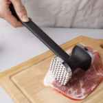 Heavy Duty Kitchen Meat Tenderizer Hammer with Rubber Grip, Stainless Steel Head for Effortless Pounding and Tenderizing - Image 5