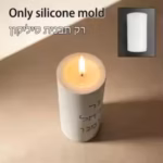 Hebrew Blessing DIY Mold for Resin/Concrete, Jewish Family Protection Ritual Rachel Imenu Memorial Candle Holder Silicone Mold, - Image 6