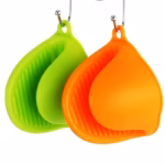 2pcs Thicken Baking silicone oven mitts Microwave Oven Glove Heat Insulation Anti-slip Bowl Pot Clips kitchen gloves - Image 4