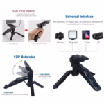 Smartphone Vlogging Kit With Tripod Phone Holder Mini Microphone LED Fill Light Starter For TikTok Live Stream Video YouTube - Image 2