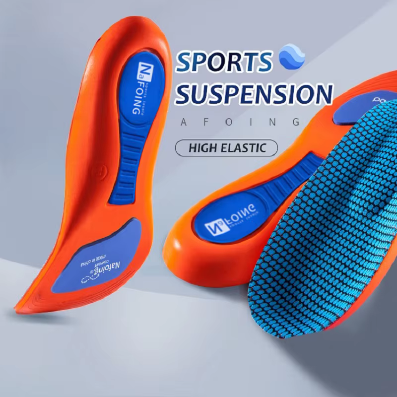S8e8dc93686014495a092209c0ee13cfdO Sport Orthopedic Insoles for Feet Men Women EVA Breathable Shock Absorption Shoes Insole for Running Basketball Sport Care Pads - Image 1