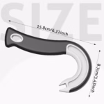 New Design Easy-Grip Hook Can Opener - Durable Plastic, Perfect for Home & Restaurant Use, Ideal Christmas Party Accessory - Image 2