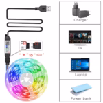 RGB Led Strip Lights 5m 10m 20m 30m Led Room Light with APP Control Flexible Ribbon Luces Led Tape for Room Bedroom Decoration - Image 6