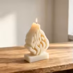 Eternal Flame Candle Mold for Hanukkah & Memorial, Symbol of Soul Neshama, Jewish Spiritual Art Silicone Mold, 3D Layered Fire - Image 6