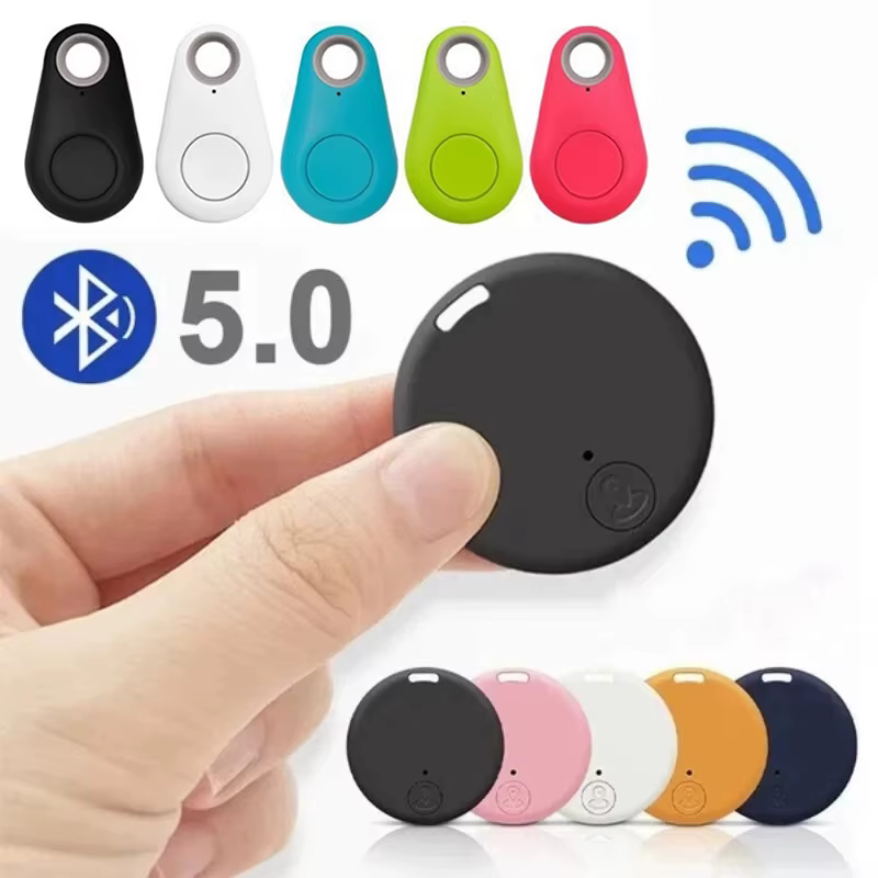 Sbc2eb701a1c246bd967fd2231e46cc250 Mini GPS Locator AntiLost Alarm Wallet Keychain Smart Tag Bluetooth-Compatible Tracer Keychain Dog Pet Child Tracker Key Finder - Image 1