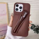 Makeup Brand Lemontini Dopamine Lip Gloss Case for iPhone 15 16 17 ProMax 12 13 14 Air Pro Max Plus Lipstick Holder Phone Cover - Image 5