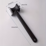 Heavy Duty Kitchen Meat Tenderizer Hammer with Rubber Grip, Stainless Steel Head for Effortless Pounding and Tenderizing - Image 2
