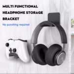 Universal Wall Mounted Headphone Stand Gaming Controller Holder Headset Display Rack Under Desk Hanger Hook For Earphone Bracket - Image 3