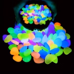 100pcs Glow In The Dark Pebbles, Resin Luminous Stones For Landscape, Garden Paths, Potted Plants, Parks, Aquarium Decor, - Image 2
