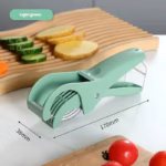 1Pc Kitchen Tools Stainless Steel Vegetable and Fruit Slicer Multi Functional Salad Slicer Kitchen Accessories - Image 7
