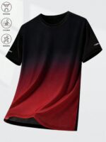 5pcs/Set 2026 Spring/Summer Men's Sports T-Shirts, Outdoor Running Fitness Fashion Print Tees, Sports Casual Wear - Image 4
