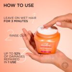 L'Oreal Paris Elvive Dream Lengths Hair Mask, Nourishing & Strengthening Treatment, Enriched with Castor Oil, For Long, Damaged Hair 300ml - Image 5