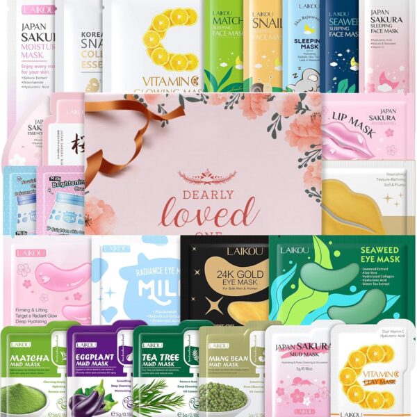38PCS Pamper Skincare Gift Set for Women