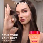 L'Oreal Paris Elvive Dream Lengths Hair Mask, Nourishing & Strengthening Treatment, Enriched with Castor Oil, For Long, Damaged Hair 300ml - Image 2