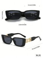 Oversized Y2K Fashion Glasses, Vintage Summer Beach Shades for Travel & Festivals - Image 4