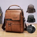 Vintage Vertical Shoulder Bag For Men, Business Casual Shoulder Crossbody Bag Old Money Streetwear Valentine'S Day Phone Bag ,City Bag,Y2k,Fathers Day Gifts