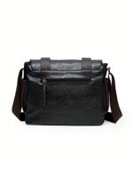 Men's Retro Large Capacity Messenger Bag, Fashion Shoulder Bag, Business Crossbody Bag, Father's Day Gift, Valentine's Day Gift, Commuter Bag, College Student Shoulder Bag, Men's Shopping Bag/Laptop Bag, Tote Bags For University - Image 6
