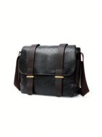 Men's Retro Large Capacity Messenger Bag, Fashion Shoulder Bag, Business Crossbody Bag, Father's Day Gift, Valentine's Day Gift, Commuter Bag, College Student Shoulder Bag, Men's Shopping Bag/Laptop Bag, Tote Bags For University - Image 7