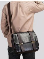 Men's Retro Large Capacity Messenger Bag, Fashion Shoulder Bag, Business Crossbody Bag, Father's Day Gift, Valentine's Day Gift, Commuter Bag, College Student Shoulder Bag, Men's Shopping Bag/Laptop Bag, Tote Bags For University