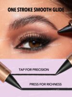 SHEGLAM EZ Glide Matte Eyeliner Pencil Highly Pigmented Black Smoky Eyes Matte Eyeliner Pencil Smudge-Proof Long-Lasting Ultra-Fine  Eyeliner Blendable Smooth Cat Eye Eye Make Up Black Eyeliner - Image 2