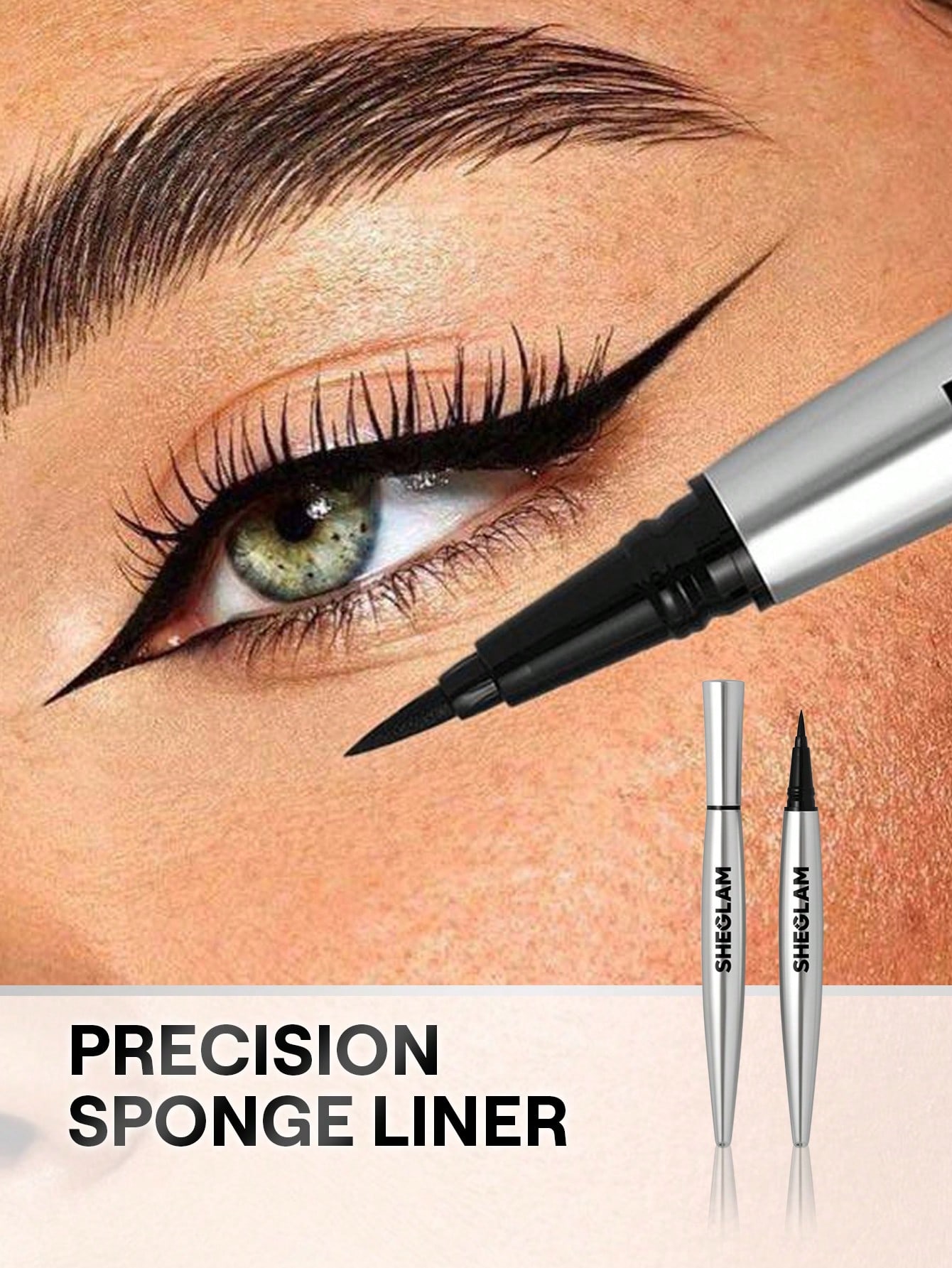 http___img.ltwebstatic.com_v4_j_pi_2025_11_20_bc_176362603777030f1bdb5137aa8670f8140cab1303 SHEGLAM Uninterrupted Waterproof Liquid Eyeliner Waterproof Highly Pigmented Black Matte Eyeliner Pencil Quick Drying Ultra-Fine Waterproof And Sweat-Proof Fine Brush Head Eyeliner Smooth Easy To Wear Eye Make Upblack Eyeliner Henna Brand Beauty Makeup Face Paint Cosmetic For Women Girls Perfect For Fall Winter Ideal For Y2K Fancy Fashion Suitable For Birthday Christmas Present Party Ready Best Color - Image 1