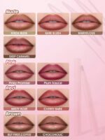 SHEGLAM True Stain Liquid Lip Liner-110 Pinky Promise Lip Pencil Lipstick To Define Lips Smooth Matte Tint Long Lasting Transfer Proof Smudge Proof High Pigment 2-In-1 Combo Multi-Use - Image 3