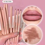 SHEGLAM So Lippy Lip Liner-Neutral Creamy Matte Lip Liner Pencil High Pigment Not Easy To Fade Silky Smooth Matte Contour Tint Lip Makeup
