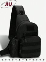 Multi-Compartment Outdoor Sports Nylon Men's Chest Bag, Multi-Function Waist Bag, Large Capacity Crossbody Bag, Lightweight One Shoulder Bag, Multi-Pocket Travel Bag, Convenient Phone Storage Bag, Suitable For Students, Middle School Students, High School Students, Campus, Travel, Vacation, Business Trip, Daily Commute, Shopping, Office, Dating, Outdoor, Fitness, Running, Cycling, Exercise, Hiking And Camping, Holiday Gift, Fishing Equipment Bag, Side Bag, Waist Bag