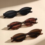 Women's Thick Plastic Square Frame Oversized Glasses, Colorful Boho Leopard Tortoise, For Summer Beach, Vacation, Travel, Casual Outfits