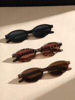 Women's Thick Plastic Square Frame Oversized Glasses, Colorful Boho Leopard Tortoise, For Summer Beach, Vacation, Travel, Casual Outfits