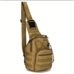 NYXIA Men's Camouflage Chest Bag, One Shoulder Crossbody Bag, Oxford Cloth Hiking Camping Fishing Chest Bag, MOLLE System Multi-Function Outdoor Sports Bag - Image 4