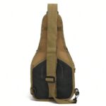 NYXIA Men's Camouflage Chest Bag, One Shoulder Crossbody Bag, Oxford Cloth Hiking Camping Fishing Chest Bag, MOLLE System Multi-Function Outdoor Sports Bag - Image 5