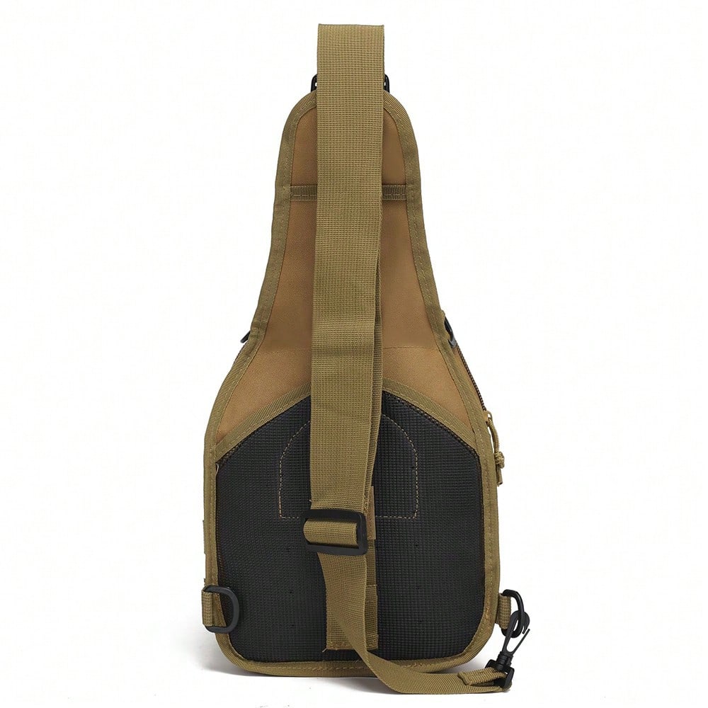 NYXIA Men's Camouflage Chest Bag, One Shoulder Crossbody Bag, Oxford Cloth Hiking Camping Fishing Chest Bag, MOLLE System Multi-Function Outdoor Sports Bag - Image 5