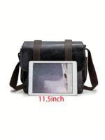 Men's Retro Large Capacity Messenger Bag, Fashion Shoulder Bag, Business Crossbody Bag, Father's Day Gift, Valentine's Day Gift, Commuter Bag, College Student Shoulder Bag, Men's Shopping Bag/Laptop Bag, Tote Bags For University - Image 2