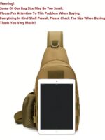 Multi-Compartment Outdoor Sports Nylon Men's Chest Bag, Multi-Function Waist Bag, Large Capacity Crossbody Bag, Lightweight One Shoulder Bag, Multi-Pocket Travel Bag, Convenient Phone Storage Bag, Suitable For Students, Middle School Students, High School Students, Campus, Travel, Vacation, Business Trip, Daily Commute, Shopping, Office, Dating, Outdoor, Fitness, Running, Cycling, Exercise, Hiking And Camping, Holiday Gift, Fishing Equipment Bag, Side Bag, Waist Bag - Image 5