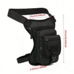 Motorcycle Riding Leg Bag, Construction Work Tactical Multi-Function Waist Bag, Men's Large Capacity Casual Sports Camouflage Backpack, Outdoor Waist Bag, Sports Waist Bag, Men's Outdoor Waist Bag, Large Waist Bag, Suitable For Daily Riding, Camping, Hiking, Hunting, Fishing - Image 3