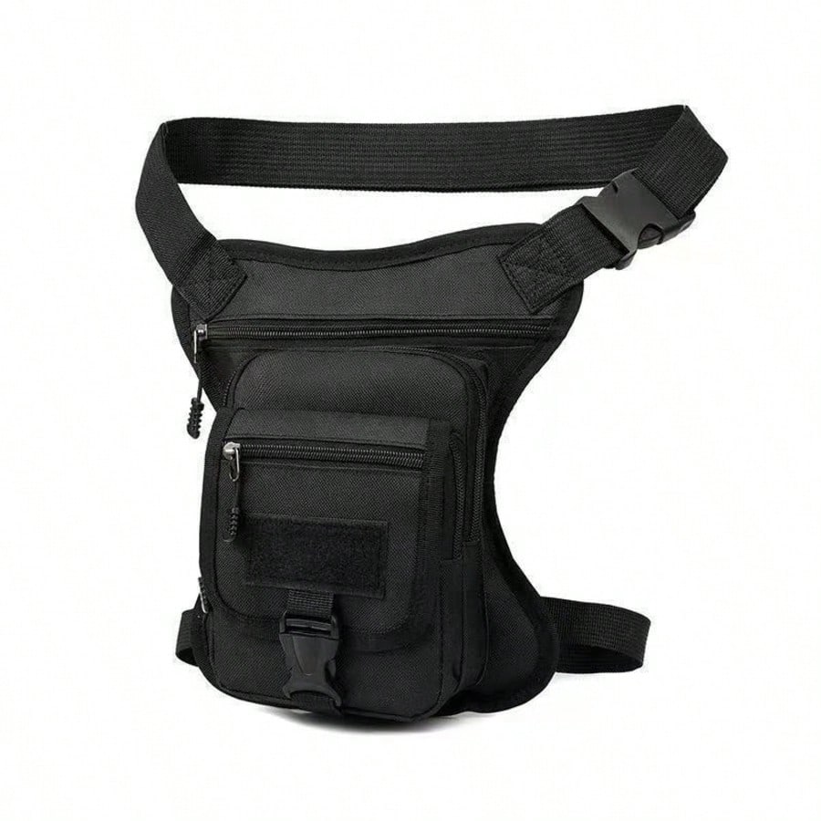 Motorcycle Riding Leg Bag, Construction Work Tactical Multi-Function Waist Bag, Men's Large Capacity Casual Sports Camouflage Backpack, Outdoor Waist Bag, Sports Waist Bag, Men's Outdoor Waist Bag, Large Waist Bag, Suitable For Daily Riding, Camping, Hiking, Hunting, Fishing - Image 8