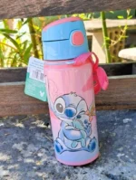 Back to School 600ml Kids Aluminium Flask Push Button Water Bottle for School - Image 4