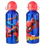 Marvel Spider-Man Aluminium Bottle Water Drink Children Back to School Blue - Image 2