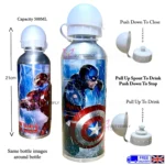 Avengers Drinks Bottle Children Kids Back to School Water Drinks Bottle 500ml - Image 6