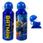 BATMAN CHILDREN KIDS ALUMINIUM DRINK BOTTLE JUICE WATER TRAVEL FLASK SCHOOL